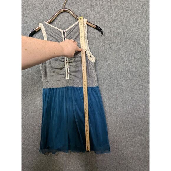 Matilda Jane Dress Womens Small Under The Stars Cher Tank Buttons Tulle - Picture 10 of 13